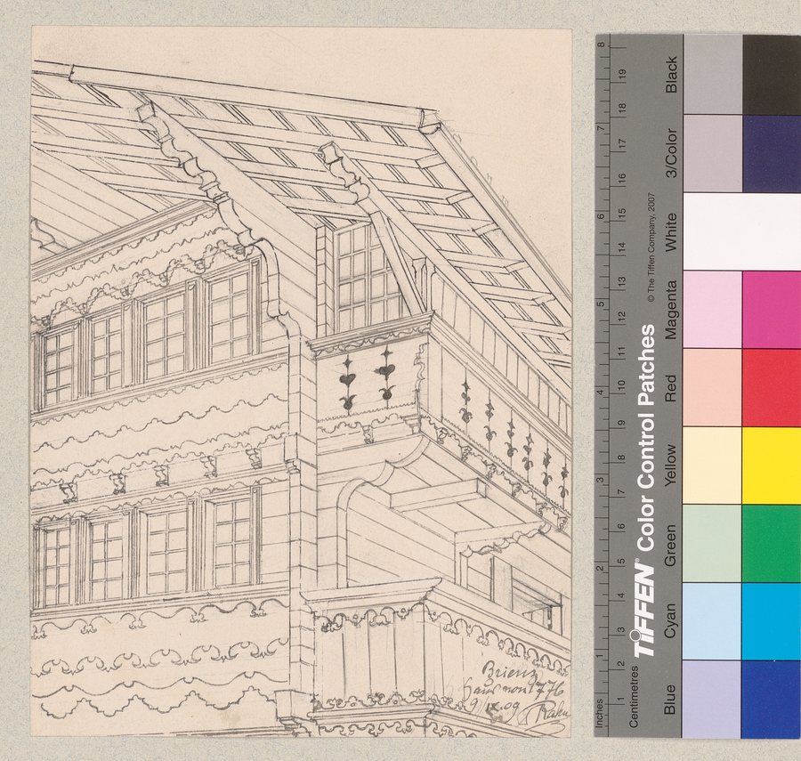 Zentralbibliothek Zürich - Brienz. Haus von 1776