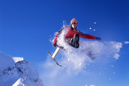 Wintersaison in Adelboden-Lenk